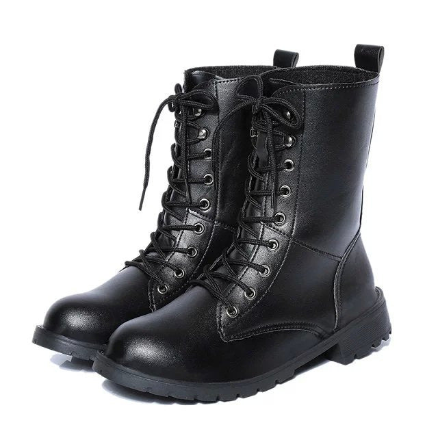 Silver Soul High-Top Martin Boots