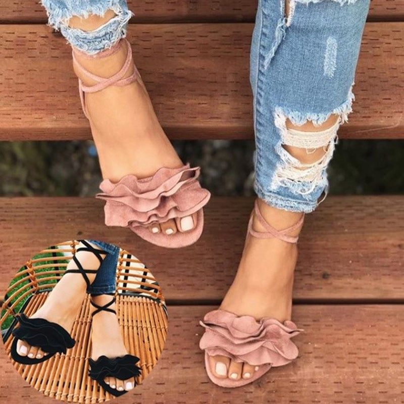 Women’s Floral Flat Sandals