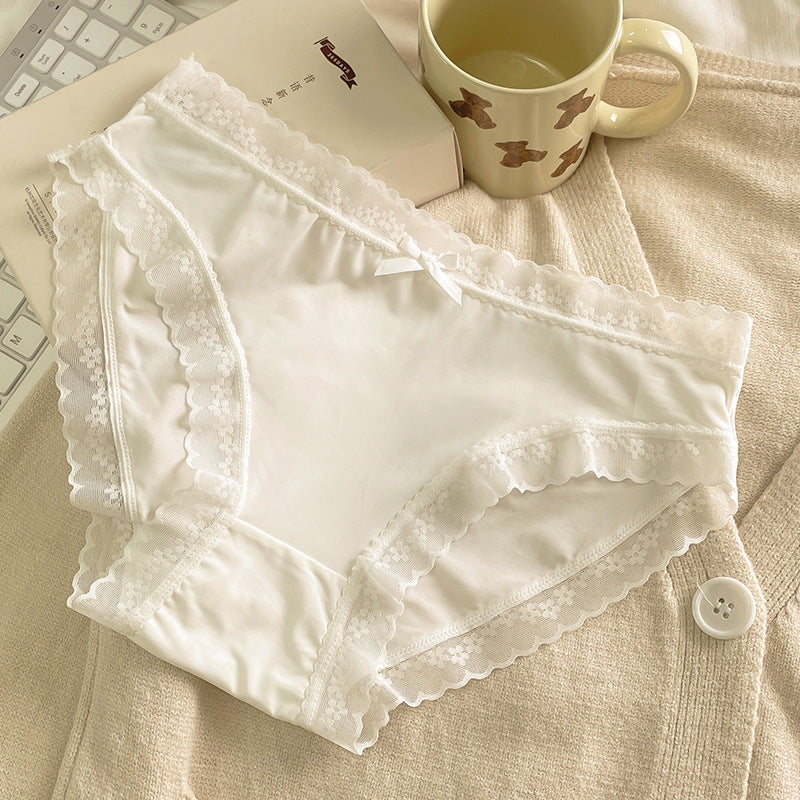 Ultra-Thin Ice Silk Lace Underwear – Breathable & Cool