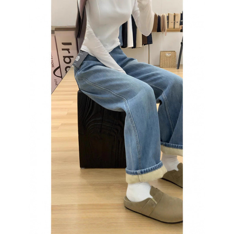 High-Waist Wide-Leg Jeans for Women