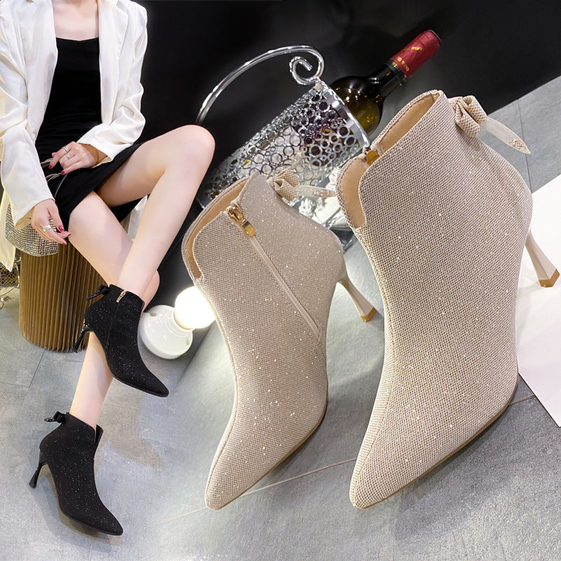Women’s Chanel-Style Short Boots