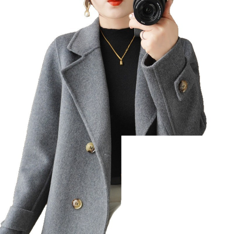 Plush Woolen Short Coat