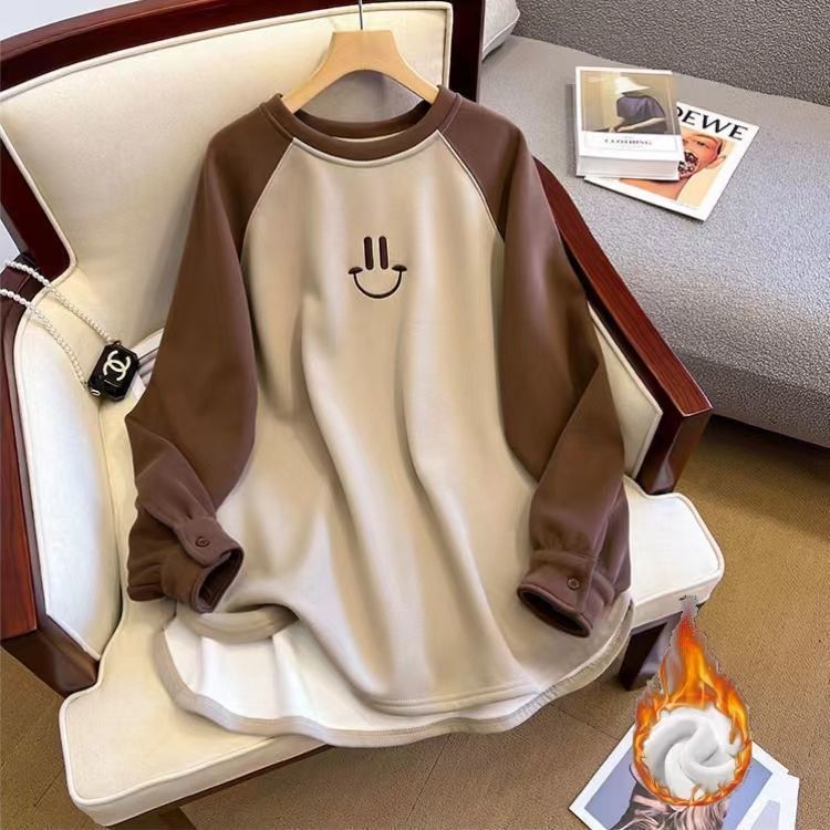 German Velvet Plus-Size Sweatshirt