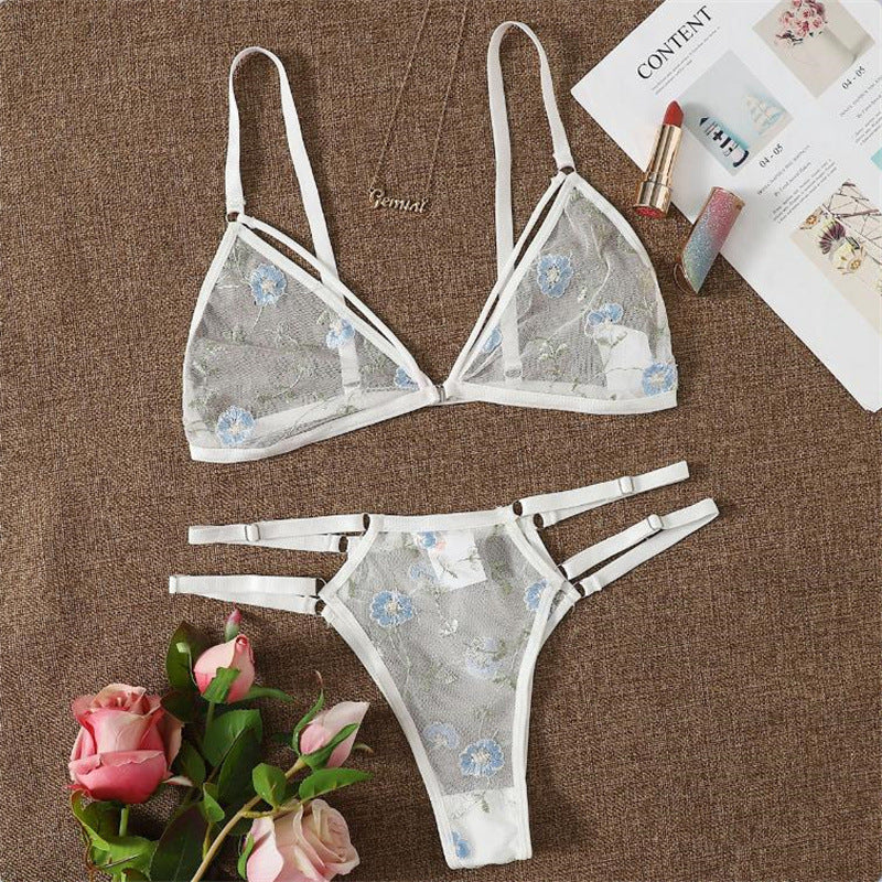 Three-Piece Split Bra & Panties Set