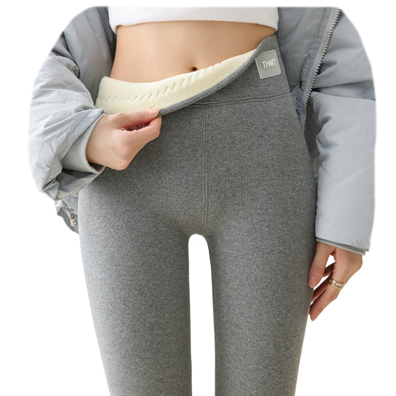 Extra-Thick High-Waist Velvet Leggings