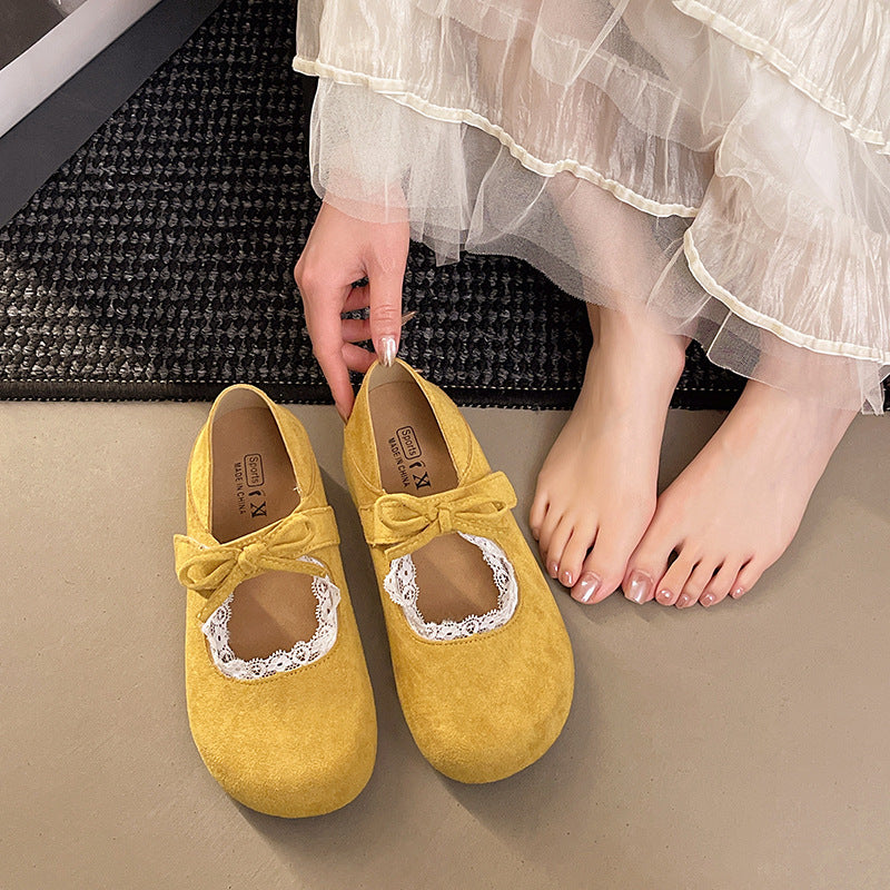 Fairy Lace Square-Toe Sandal