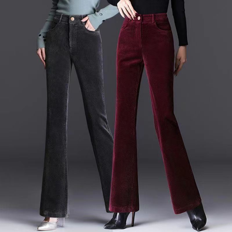 High-End Corduroy Flared Pants