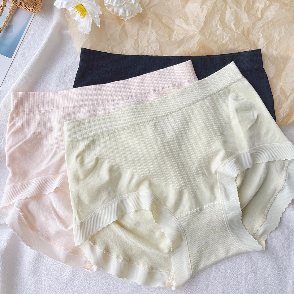 High Waist Belly Control Briefs – Cotton Crotch