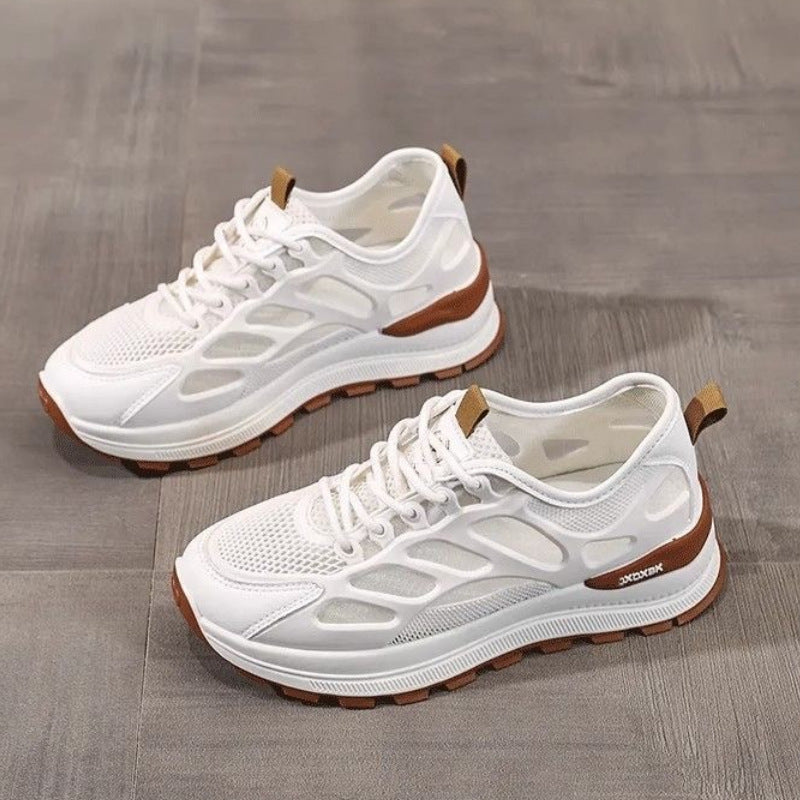 Women’s Mesh Sneakers – Thick Sole Torre Style