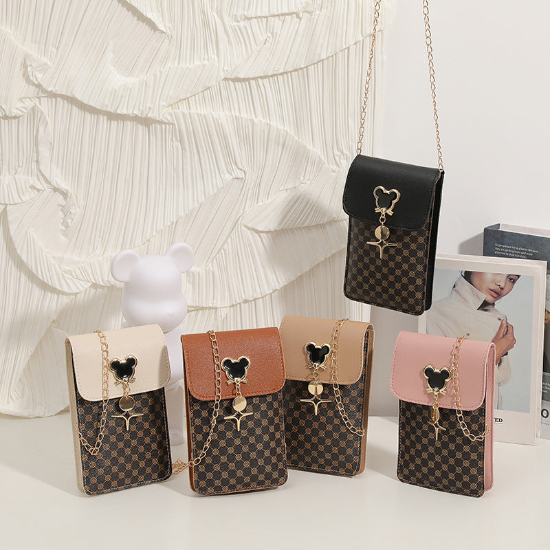 Women's Retro  – Printed Mobile Phone Bag