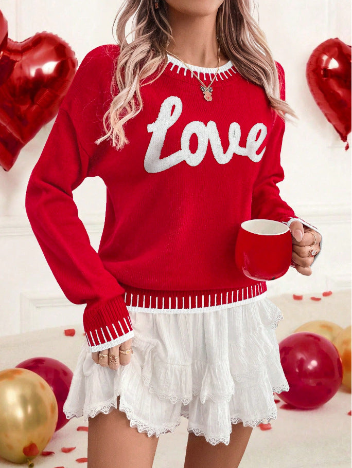 European & American Round-Neck Pullover Sweater 2025