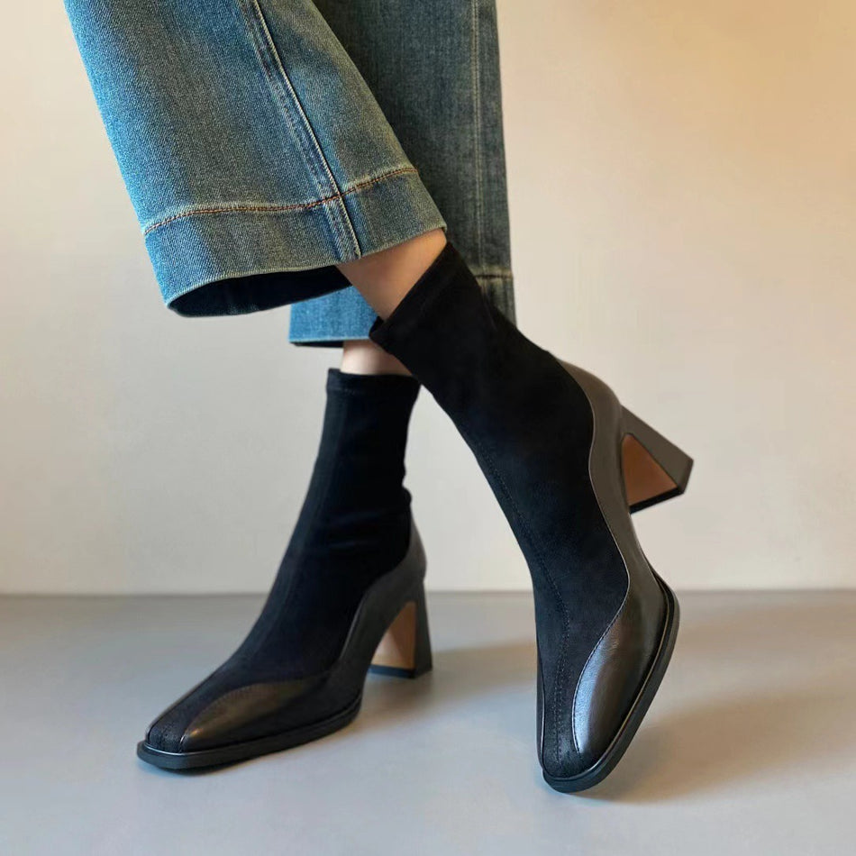 Women’s Mary Jane French Ankle Boots