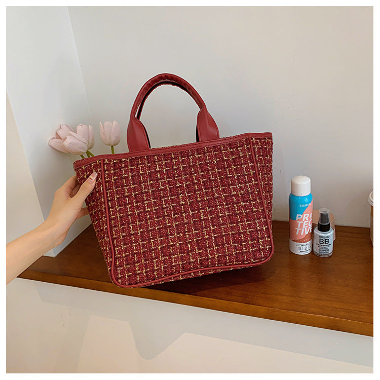 Large Canvas Tote Handbag – Work, Travel & Mom Use 👜