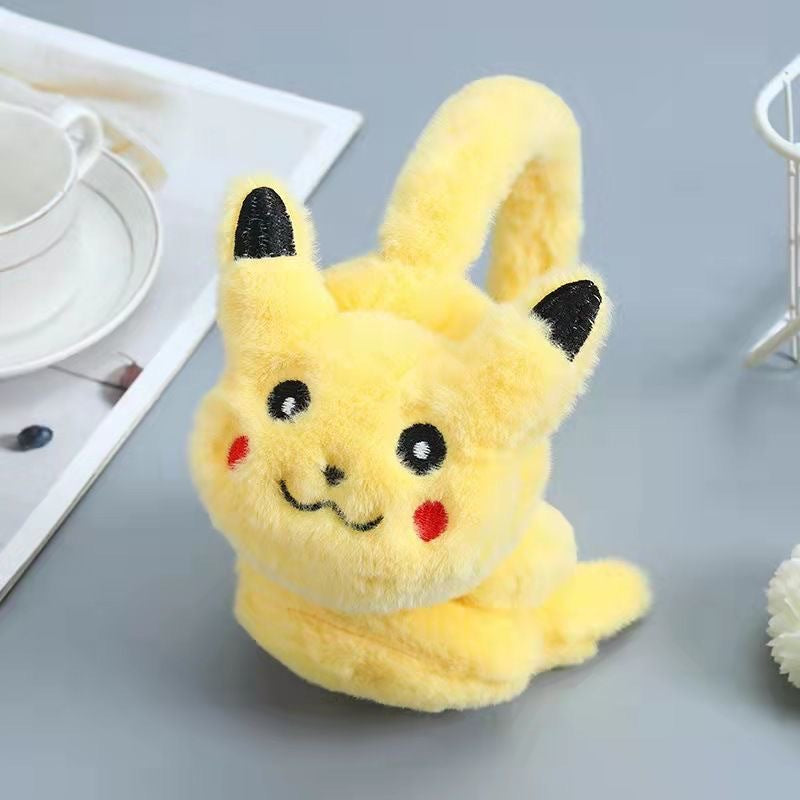 Cartoon Plush Earmuffs Winter Warm Ear Covers for Kids