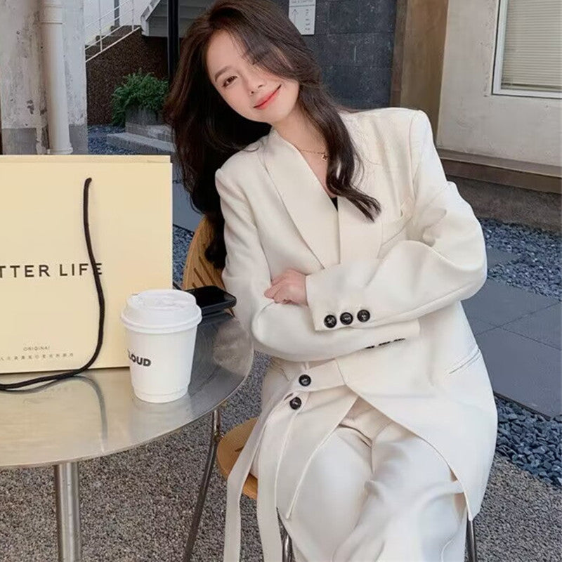 Women’s Casual Power Suit Set – Spring Autumn 2023 Two-Piece