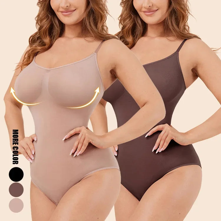 One-Piece Triangle Open-Gusset Shapewear – Enhanced Slimming Bodysuit