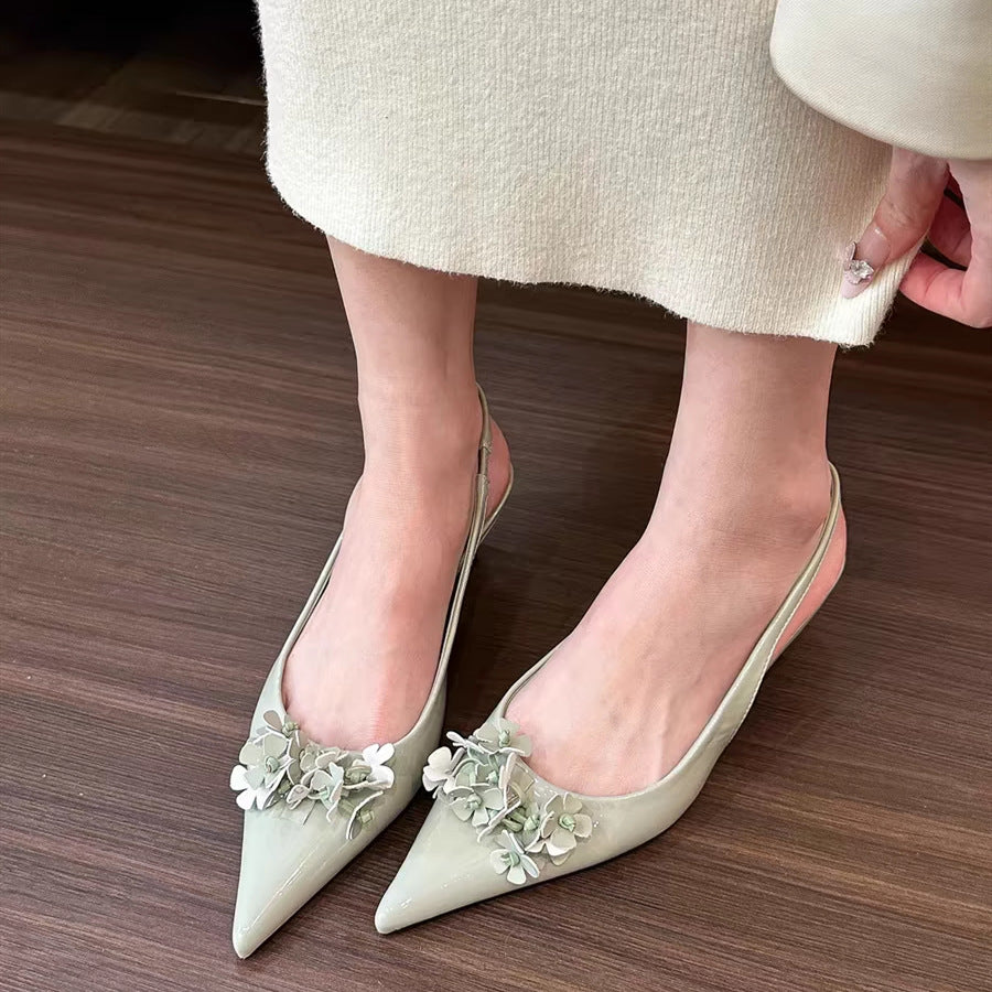 French Style Stiletto Sandals