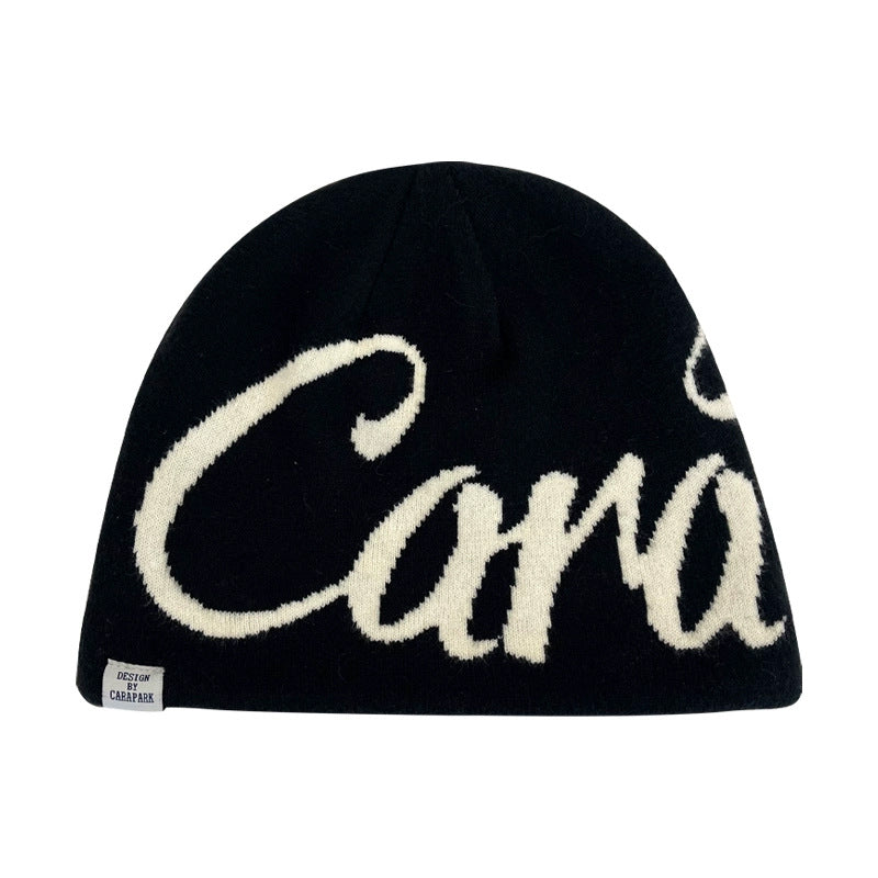 American Letter Wool Knit Hat