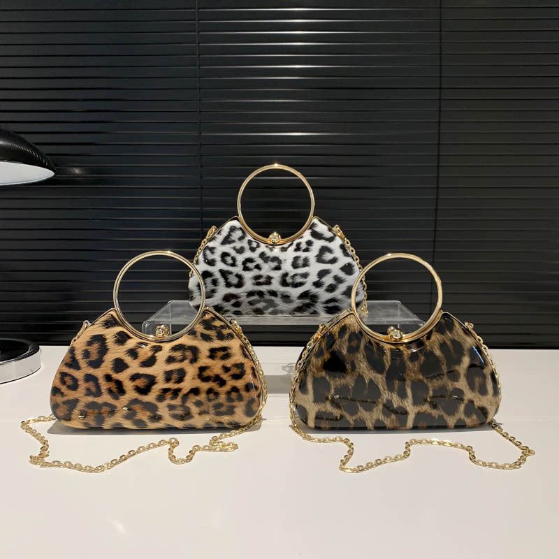 Leopard Print Evening Bag