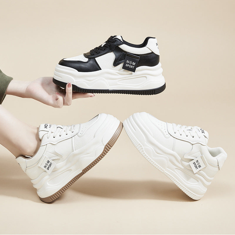 Velvet Casual Sneakers Women’s Thick Sole Shoes