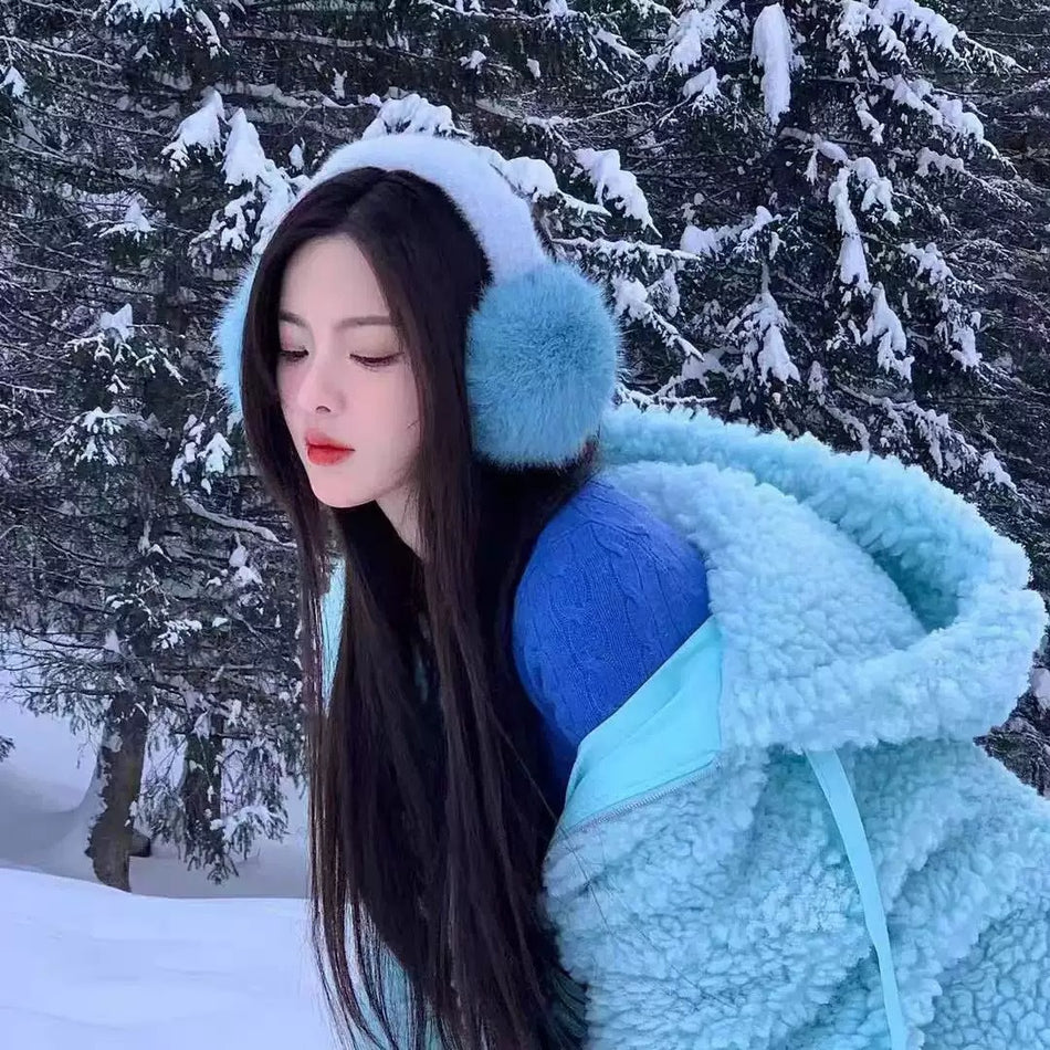 Korean Style Plush Foldable Earmuffs