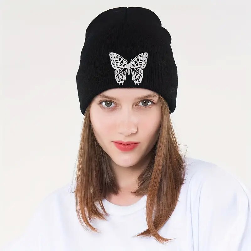 Women’s Butterfly Knitted Beanie