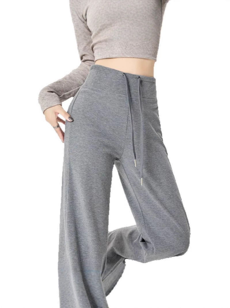 Women’s High-Waist Slim Wide-Leg Pants