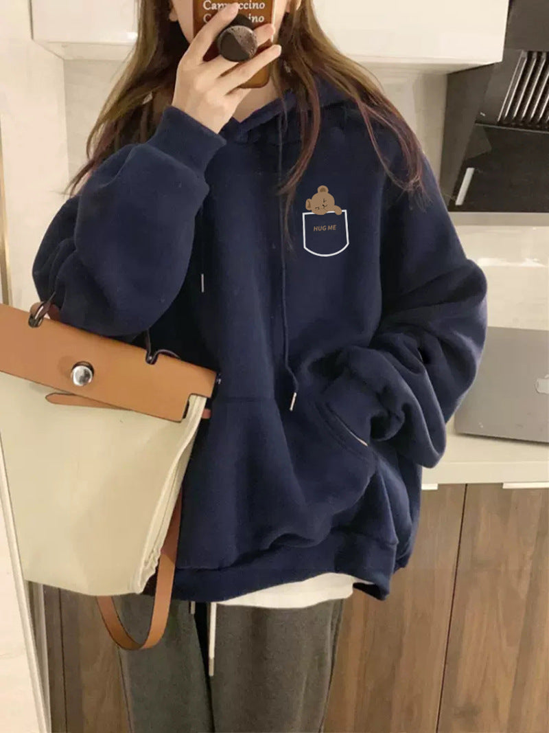Hooded Fleece-Lined Hoodie