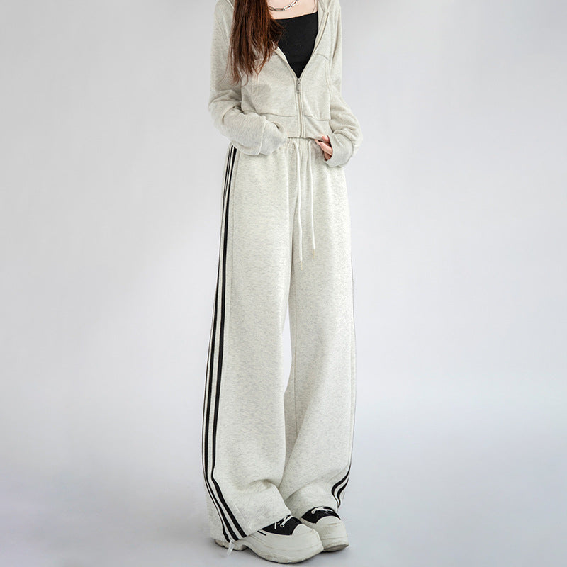 Clearance Women’s High-Waist Side Stripe Joggers