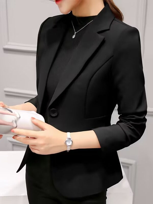 Women’s Korean Slim Fit Suit Jacket – Spring Autumn 2024
