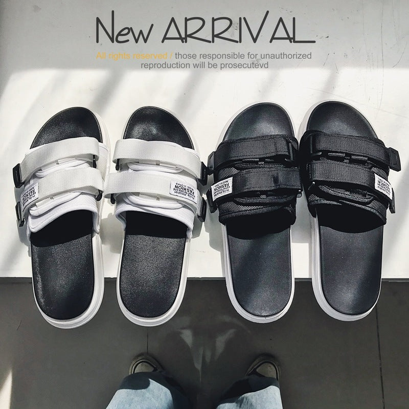 Thick Sole Slip-On Sandals – Trendy & Comfy 👡✨