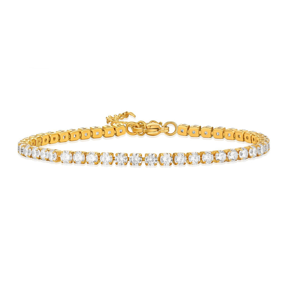 Diamond Claw Chain Bracelet – Light Luxury Women’s Jewelry