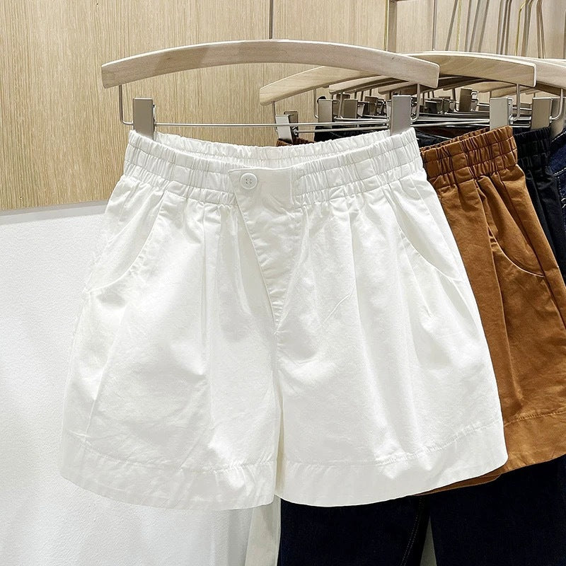 Pure Cotton High Waist Shorts