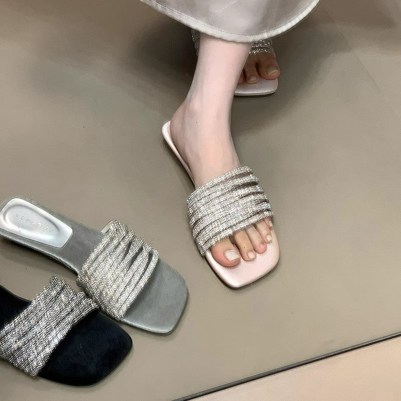 2025 Summer Rhinestone Fairy Sandals for Women