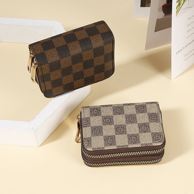 Double Zipper Multi-Card Wallet – Trendy & Functional Elegance