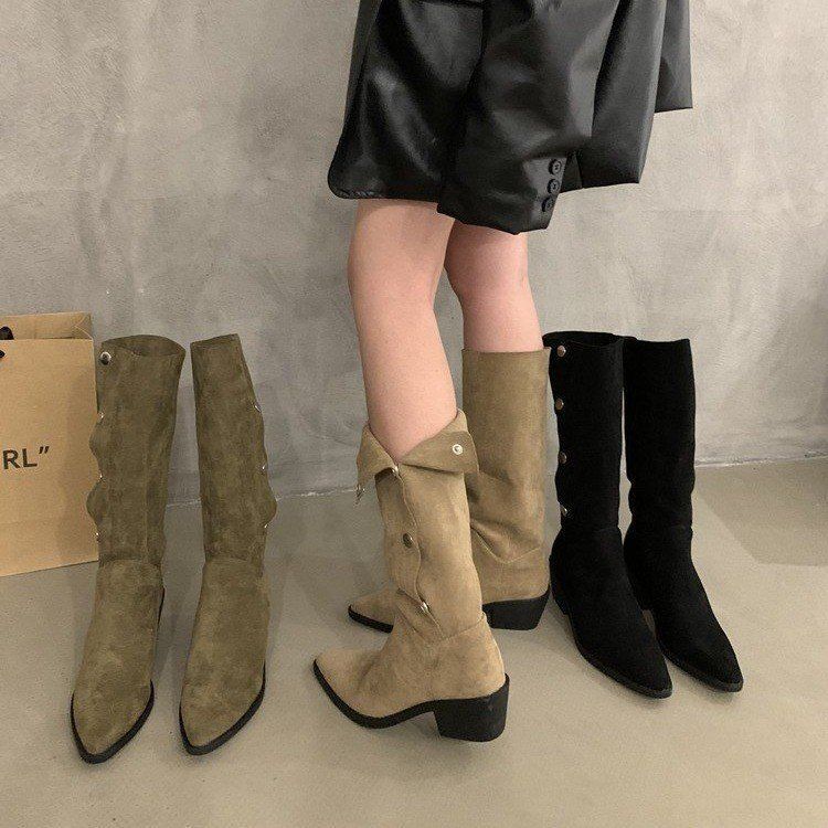 Vintage French Cowboy Boots