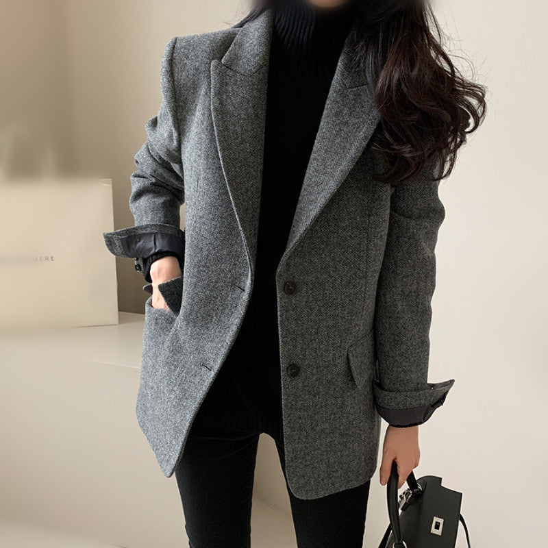Korean Woolen Blazer