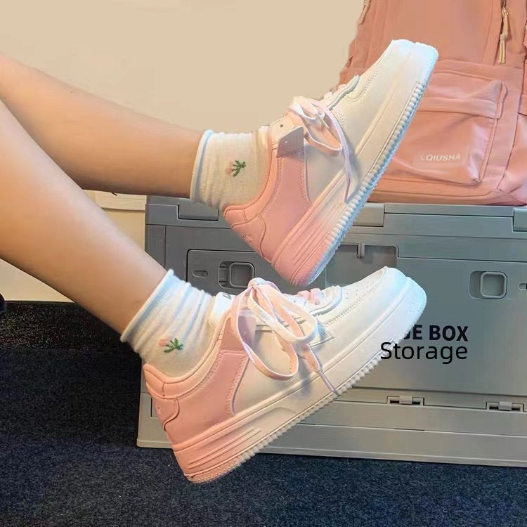 Gradient Thick Sole Sneakers – Trendy Summer Look