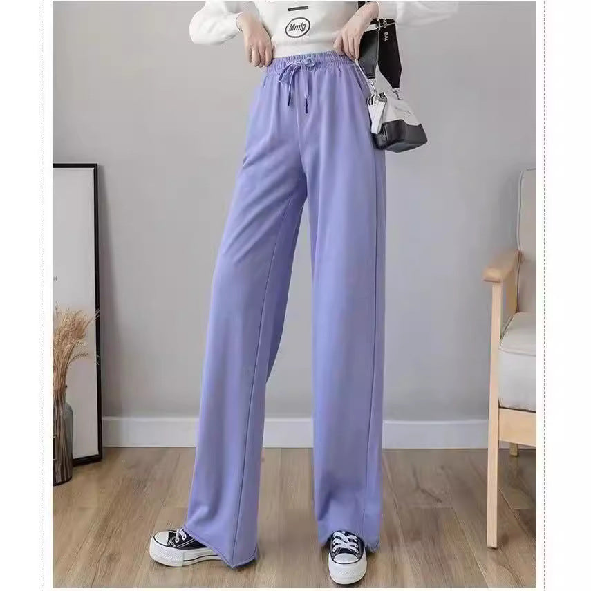 High-Waist Wide-Leg Summer Pants