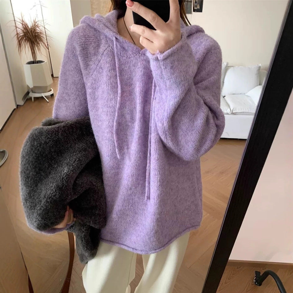 Korean Floral Hooded