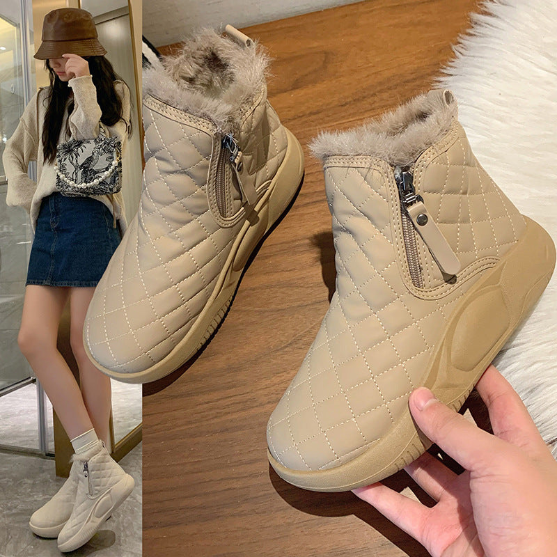 Women’s Fleece-Lined High-Top Snow Boots Winter 2025