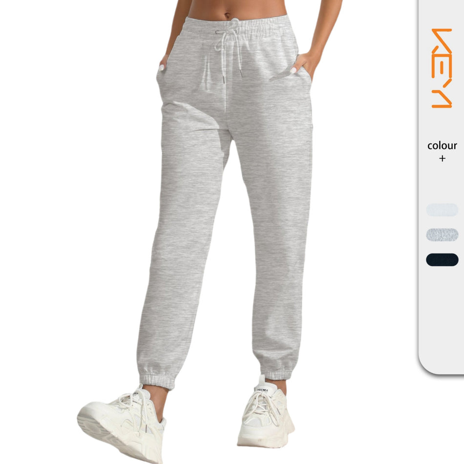 Women’s Fleece-Lined Jogger Pants – Winter High Waist Casual