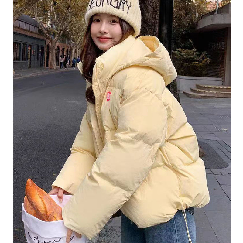 Women’s Milk Yellow Down Cotton Jacket