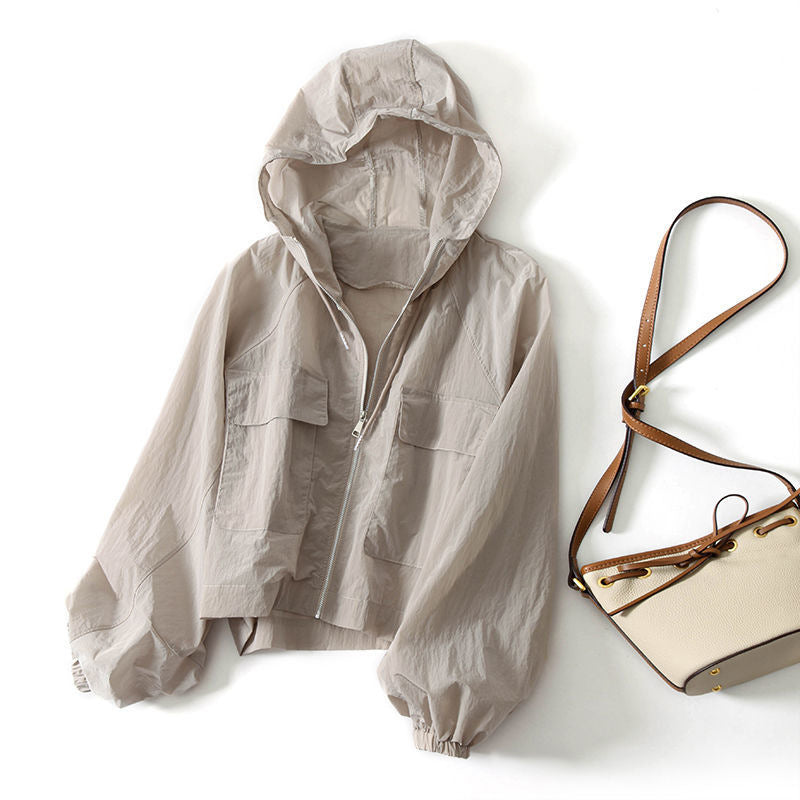 Japanese Style Short Hooded Fashion Coat