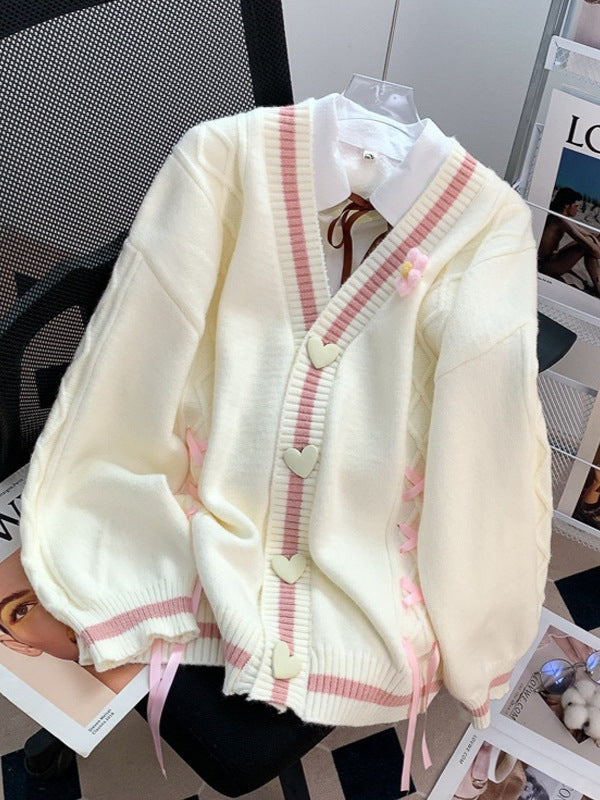 Women’s Sweet College-Style Knit Cardigan 2025