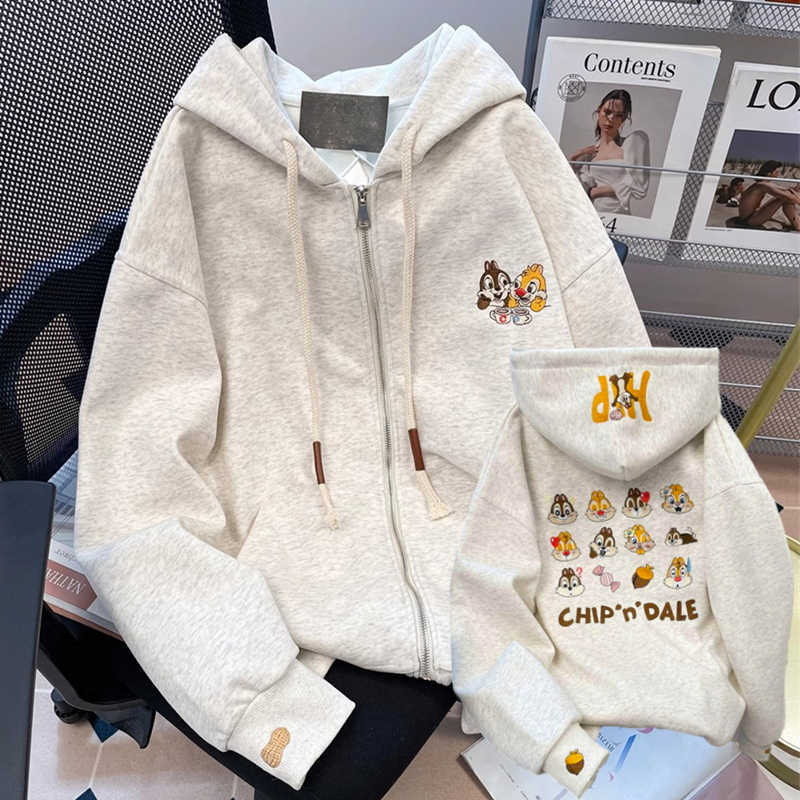 Grey Fleece-Lined Hooded