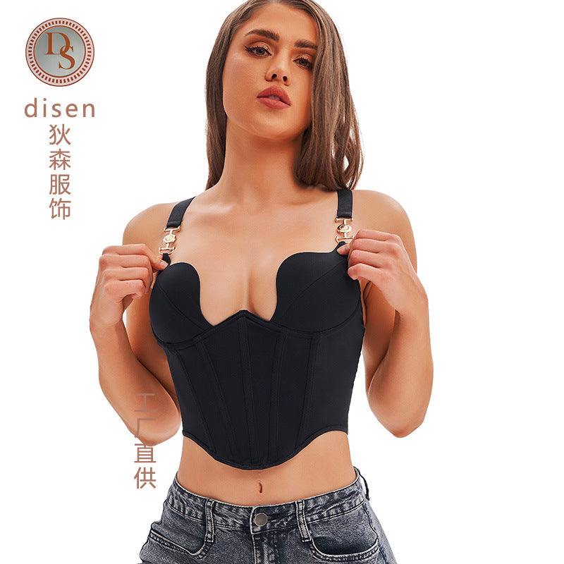 Shell-Shaped Chest Clip Corset