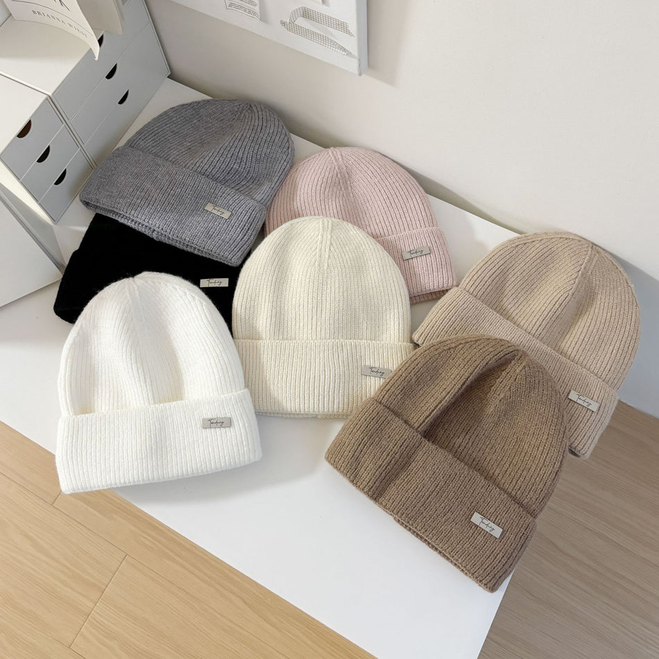 Korean Style Wool Knit Winter Hat