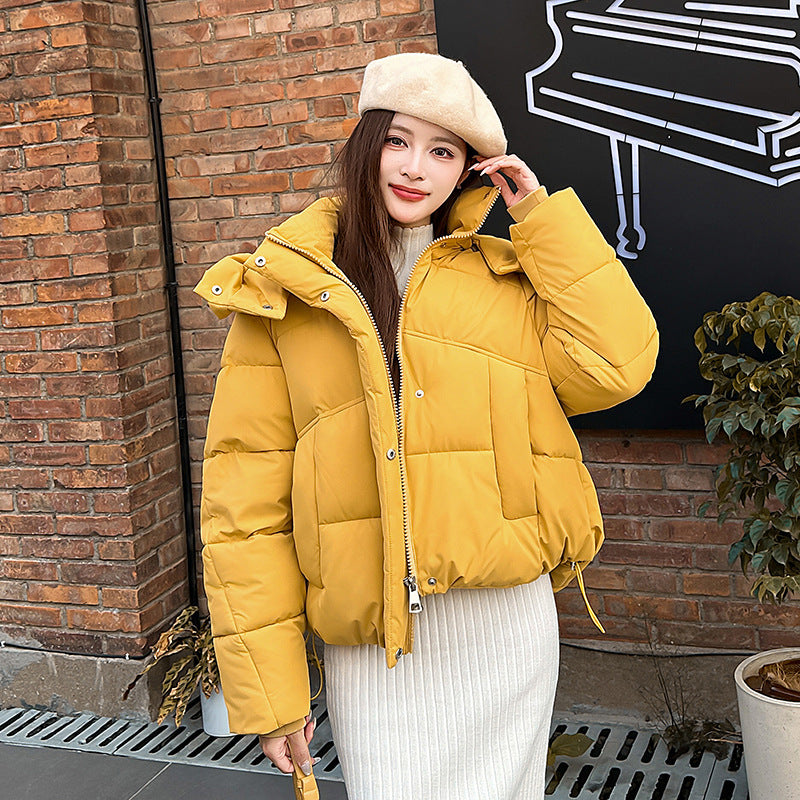 Women’s Russian Cotton Short Hooded Jacket