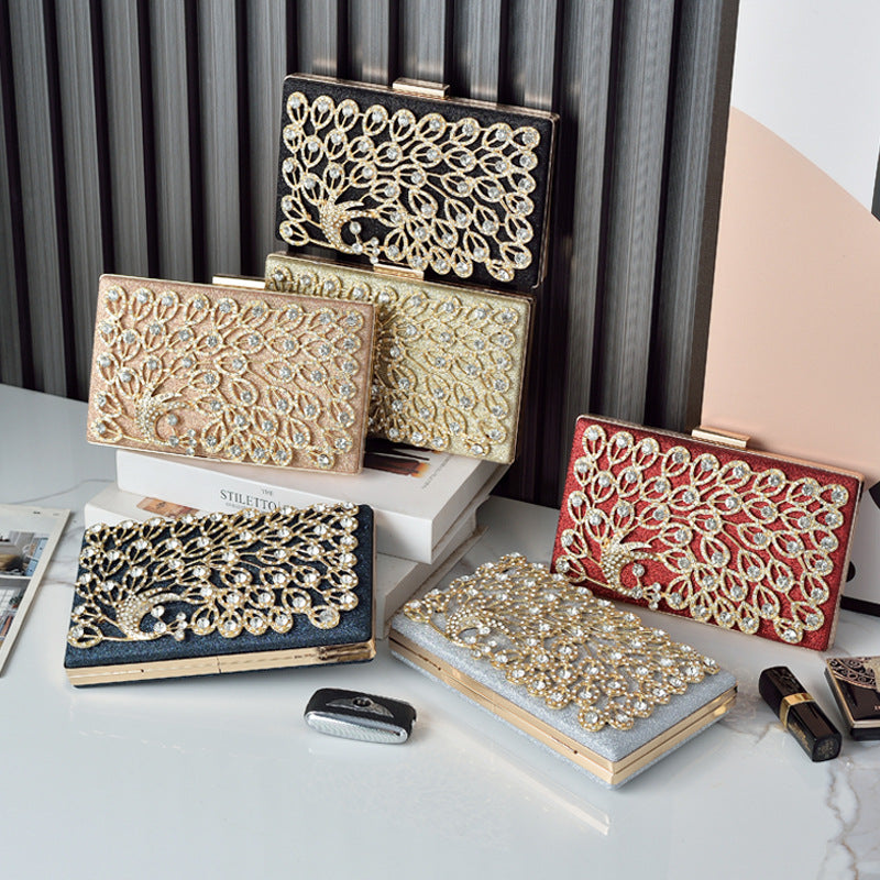 High-End Diamond Handle Bag – Niche Evening Shoulder Bag